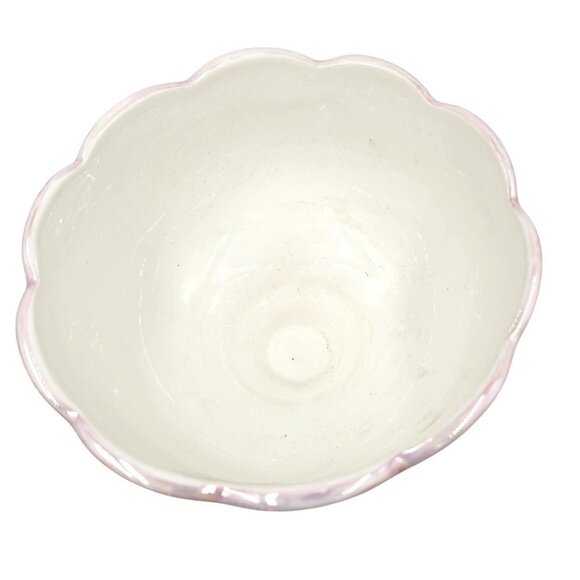 Pink Cream Pitcher and Sugar Bowl or Candy Dish. Set of 2. Victorian English Kit - Picture 4 of 14